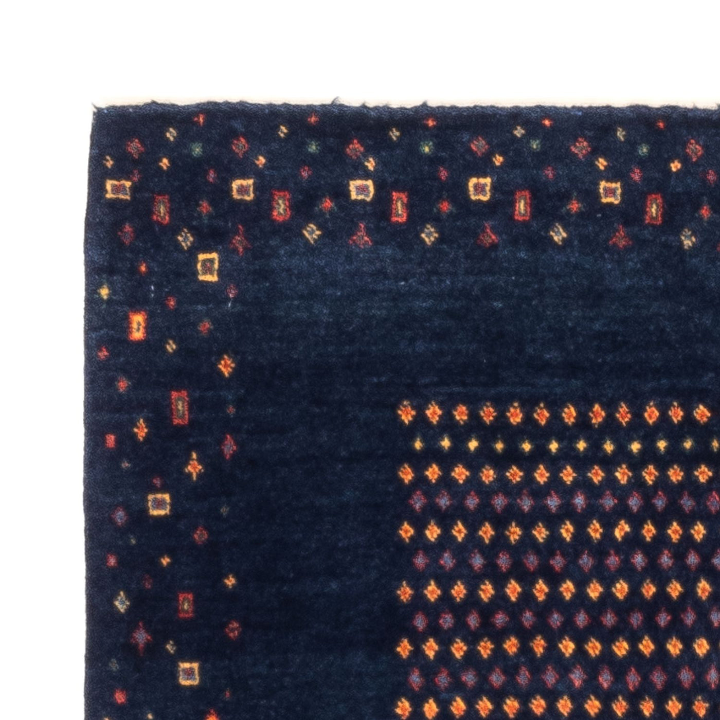 Gabbeh Persisch Teppich 128x82cm - Perserteppich Wollteppich