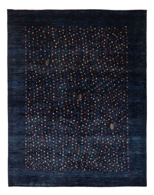 Gabbeh Teppich - Perser - 201 x 152 cm - dunkelblau