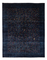 Gabbeh Teppich - Perser - 201 x 152 cm - dunkelblau
