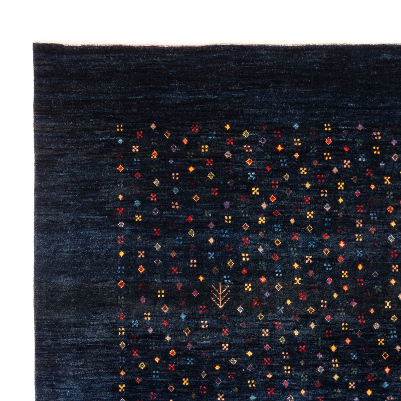 Gabbeh Teppich - Perser - 201 x 152 cm - dunkelblau