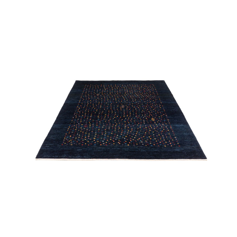 Gabbeh Teppich - Perser - 201 x 152 cm - dunkelblau