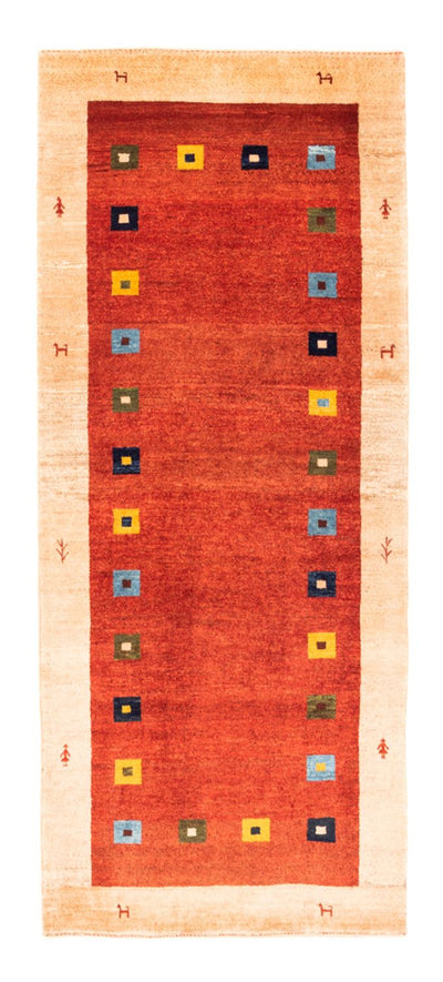 Gabbeh Persisch Teppich 79x190cm - Perserteppich Wollteppich