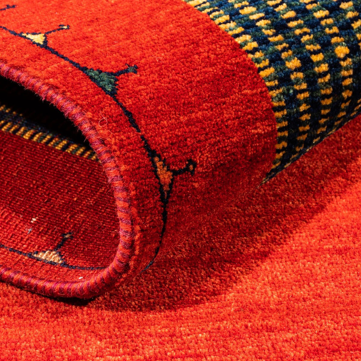 Gabbeh Teppich - Perser - 185 x 122 cm - rot