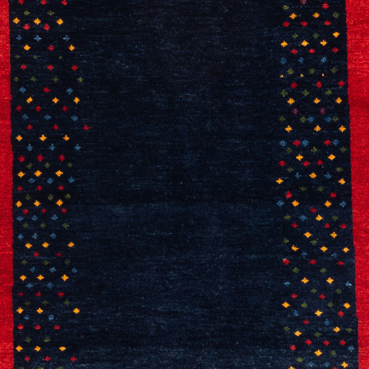 Gabbeh Teppich - Perser - 176 x 123 cm - dunkelblau