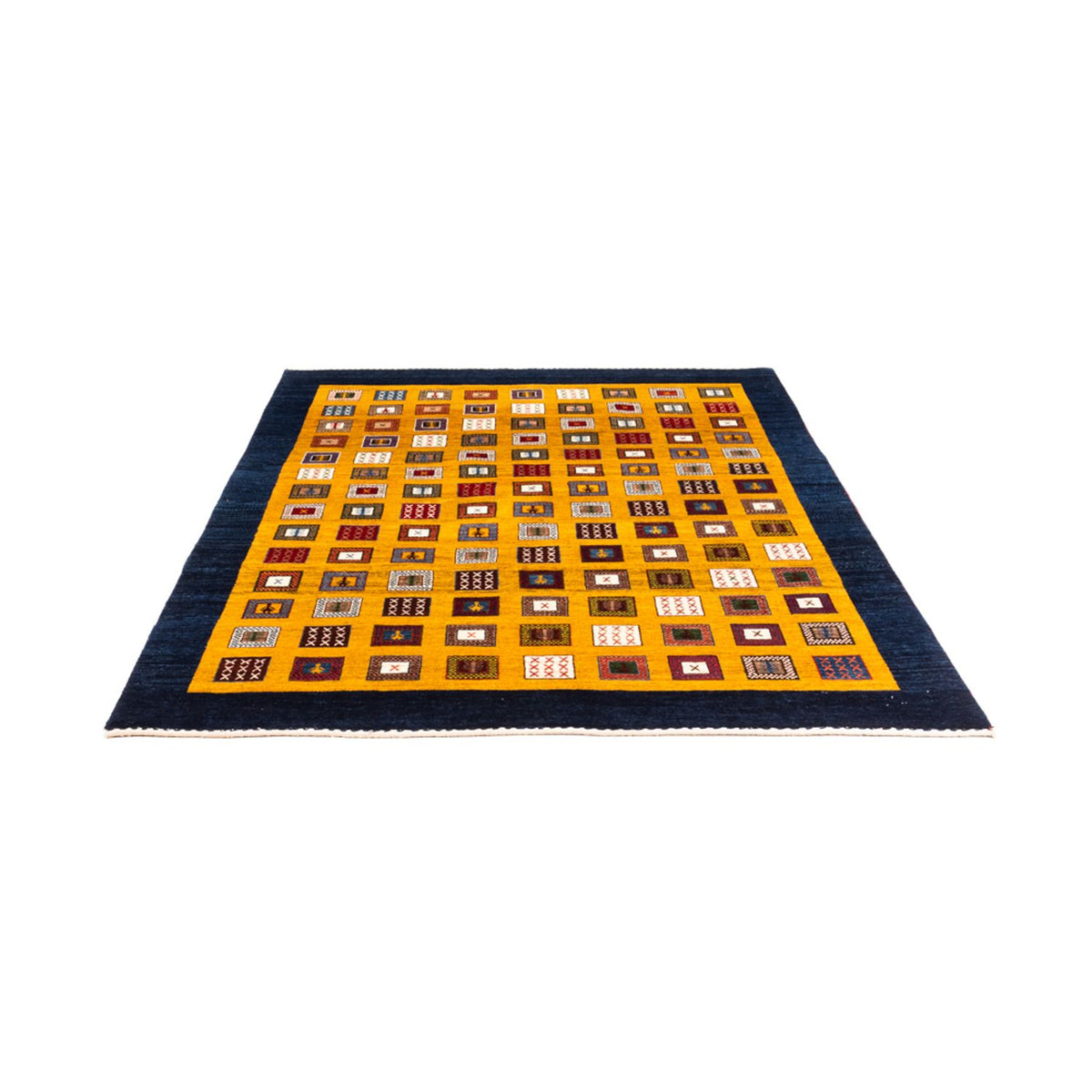 Gabbeh Teppich - Perser - 195 x 150 cm - gold