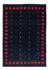 Gabbeh Teppich - Perser - 200 x 146 cm - dunkelblau
