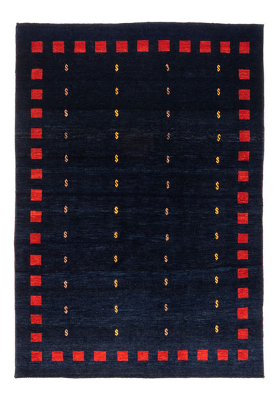 Gabbeh Persisch Teppich 146x200cm - Perserteppich Wollteppich