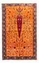 Gabbeh Teppich - Perser - 155 x 100 cm - gold