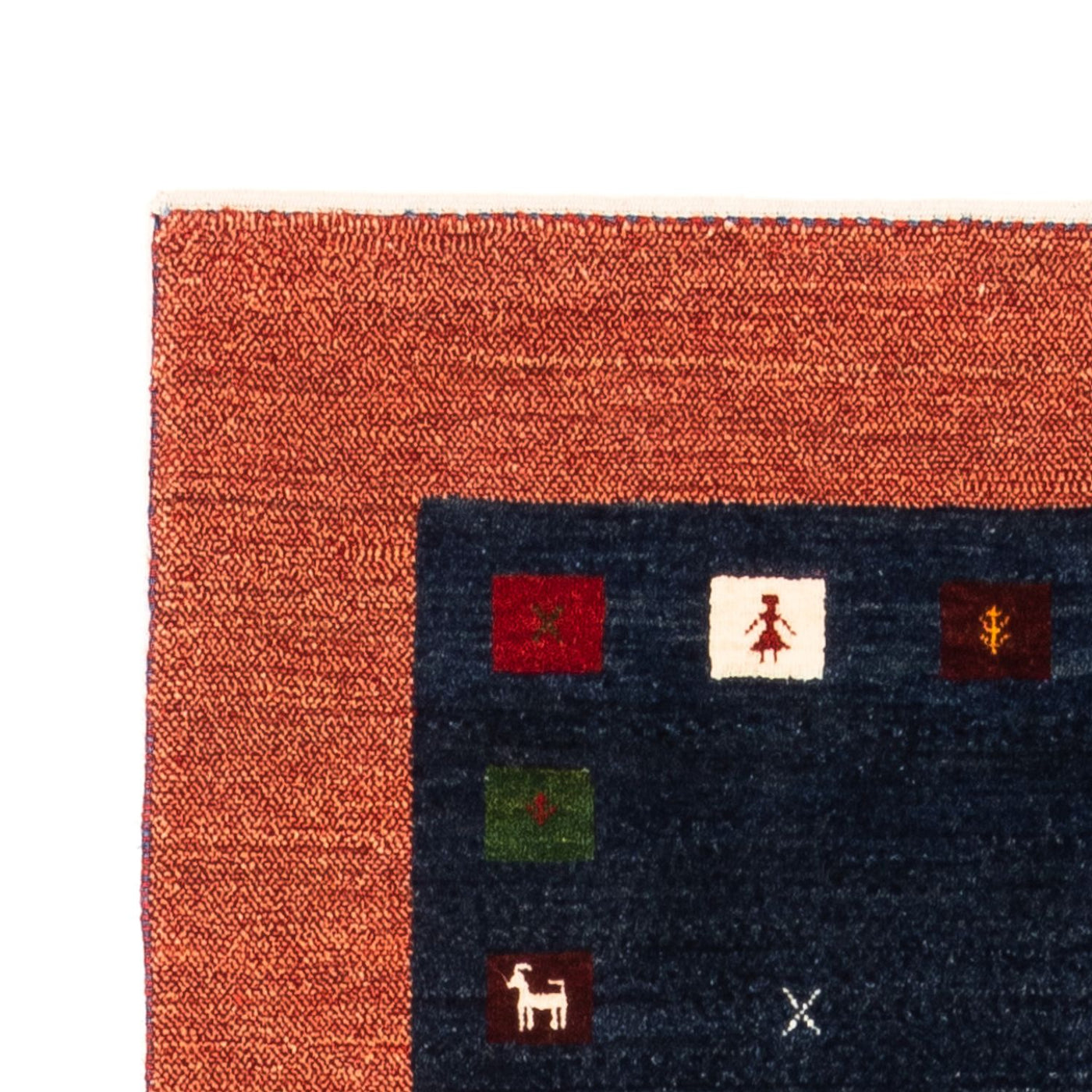 Gabbeh Persisch Teppich 236x85cm - Perserteppich Wollteppich