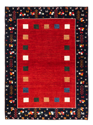 Gabbeh Teppich - Perser - 172 x 126 cm - rot