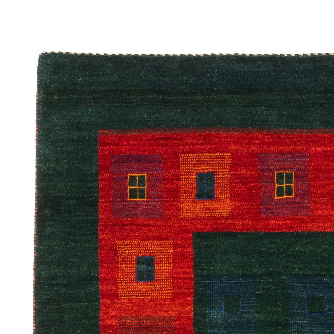 Gabbeh Persisch Teppich 204x122cm - Perserteppich Wollteppich