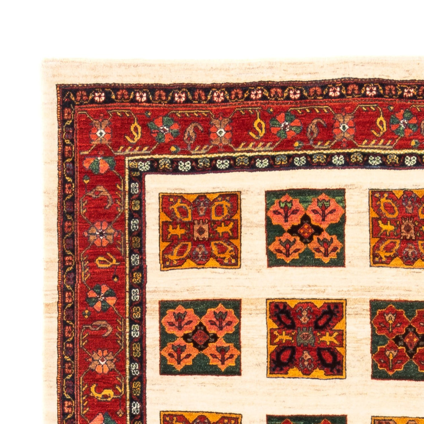 Gabbeh Teppich - Perser - 204 x 157 cm - creme