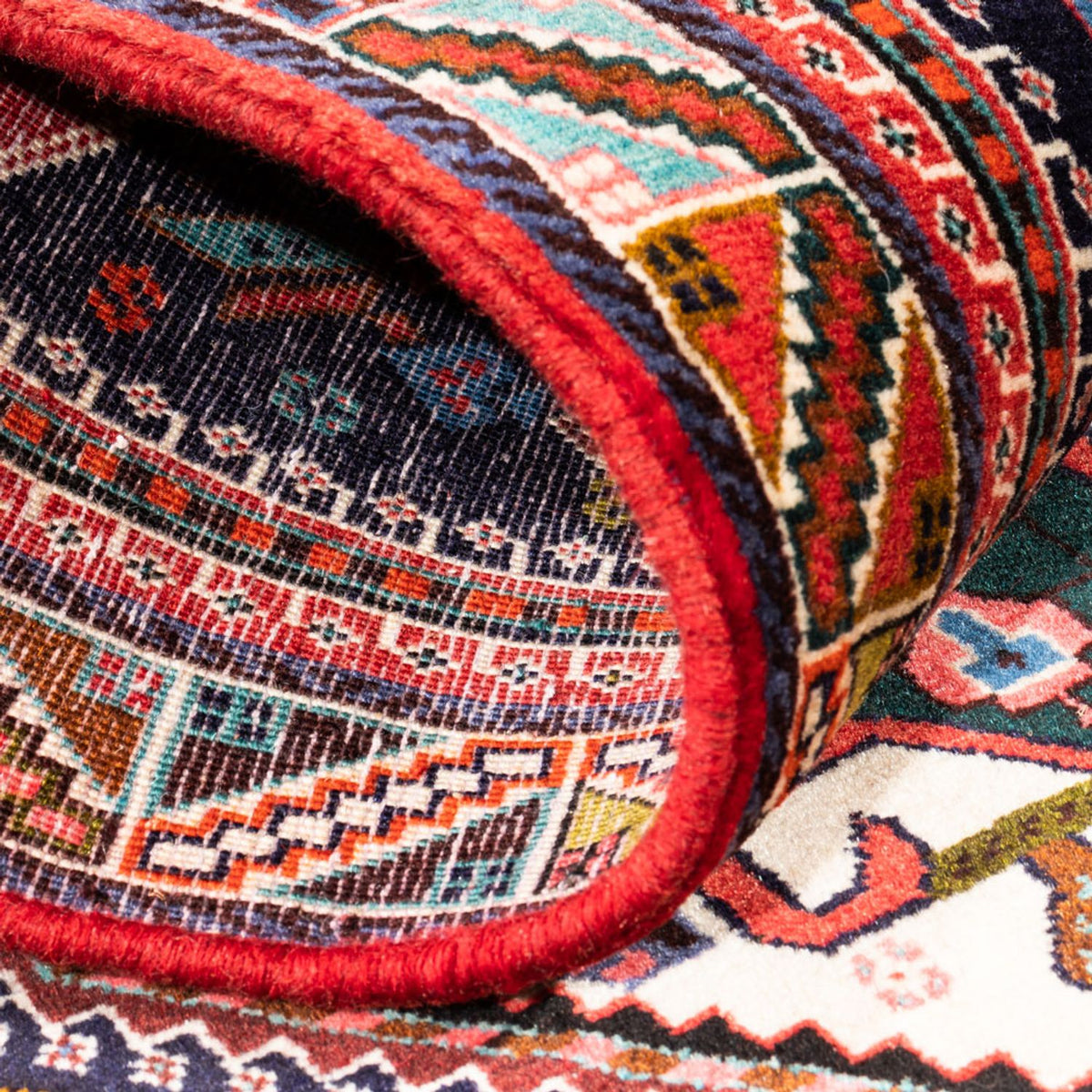 Läufer Perser - Nomadic - 250 x 78 cm - dunkelblau