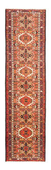 Qaraja Teppich 75x288cm - Perserteppich - Läufer / Rot / 75 x 288 cm Läufer