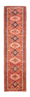 Qaraja Teppich 71x277cm - Perserteppich - Läufer / Rot / 71 x 277 cm Läufer