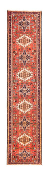 Qaraja Teppich 70x305cm - Perserteppich - Läufer / Rot / 70 x 305 cm Läufer
