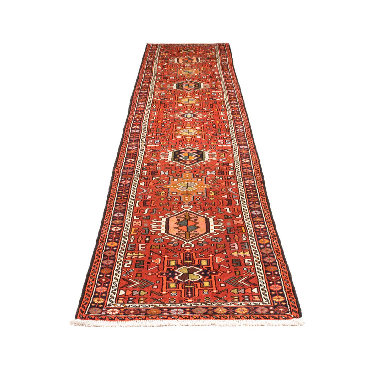 Läufer Perser - Nomadic - 374 x 76 cm - rot