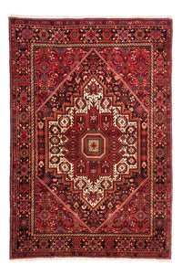 Gabbeh Teppich - Loribaft Perser - 157 x 100 cm - rot