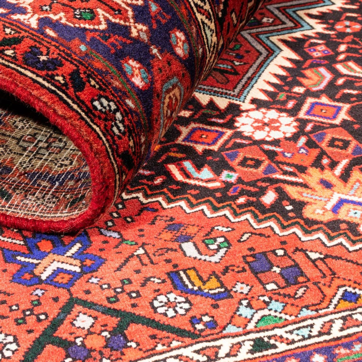 Perserteppich - Nomadic - 152 x 100 cm - rot