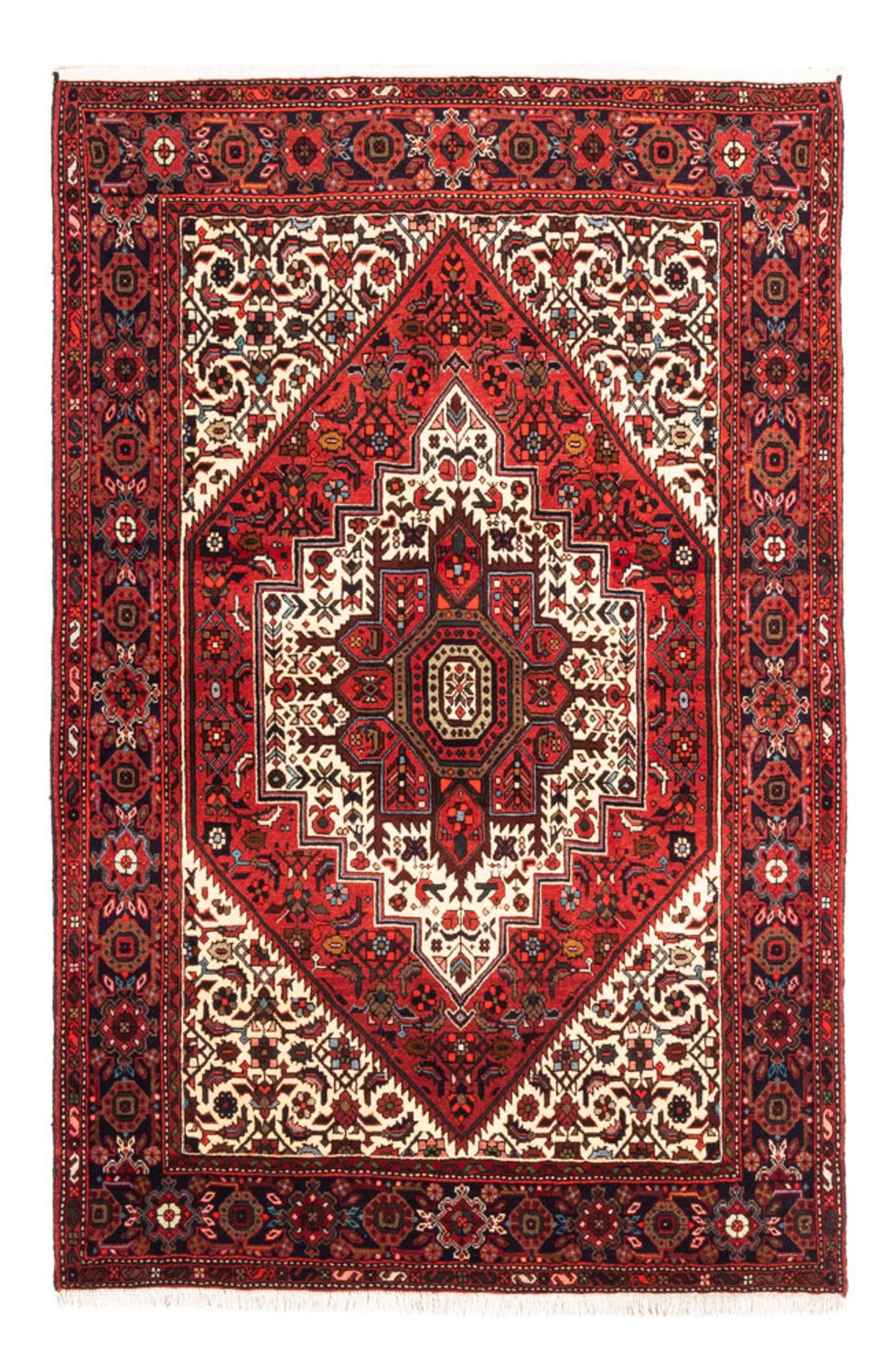 Perserteppich - Nomadic - 152 x 101 cm - rot
