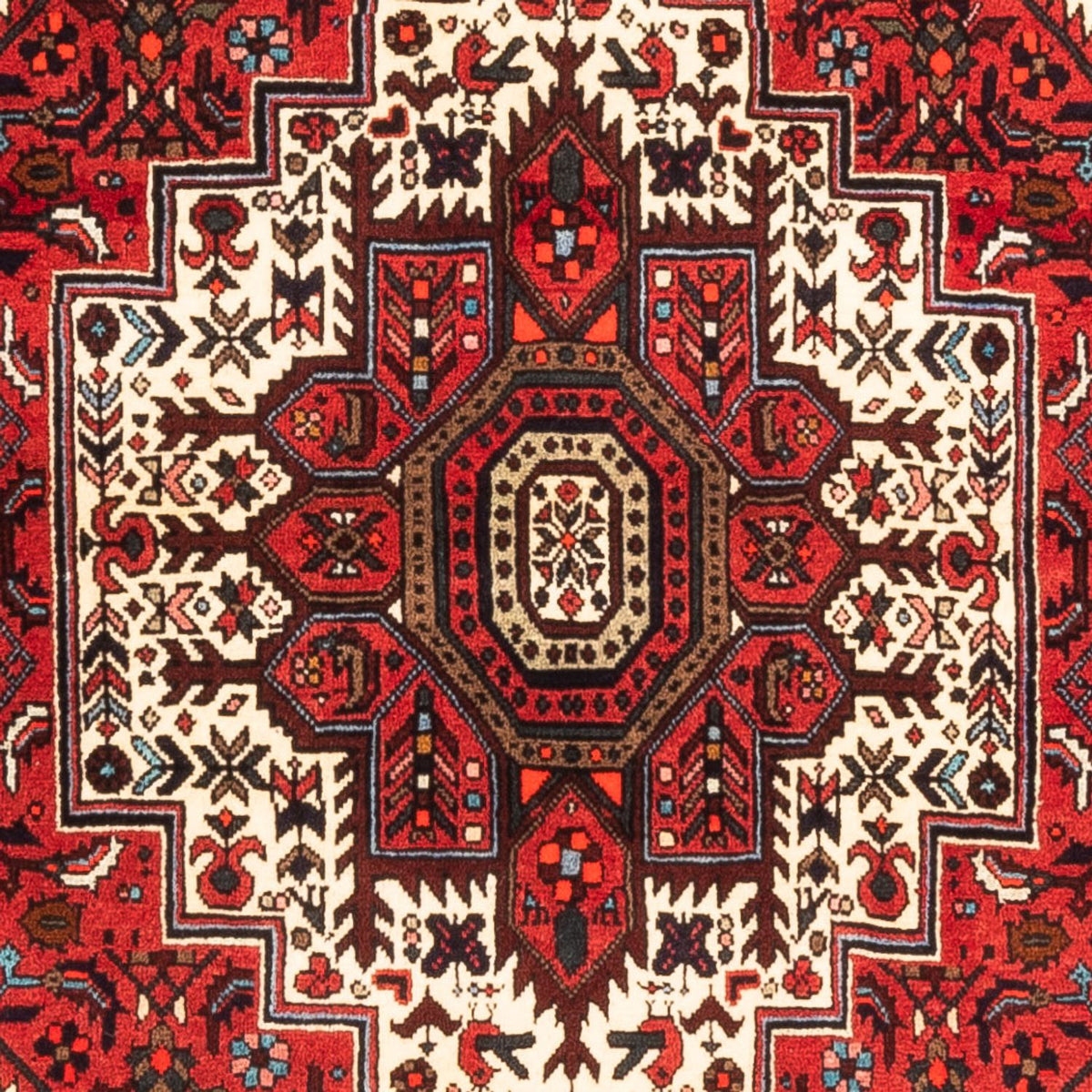 Perserteppich - Nomadic - 152 x 101 cm - rot