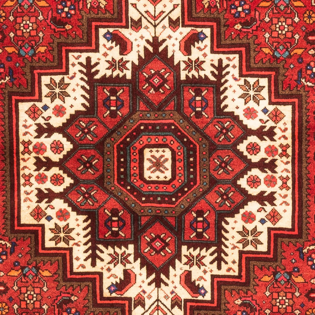 Perserteppich - Nomadic - 146 x 100 cm - rot