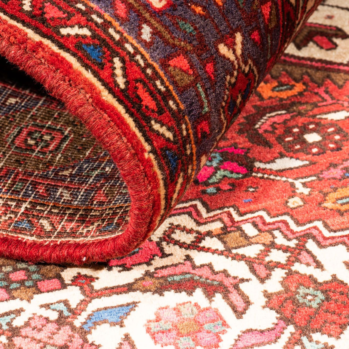 Perserteppich - Nomadic - 146 x 100 cm - rot