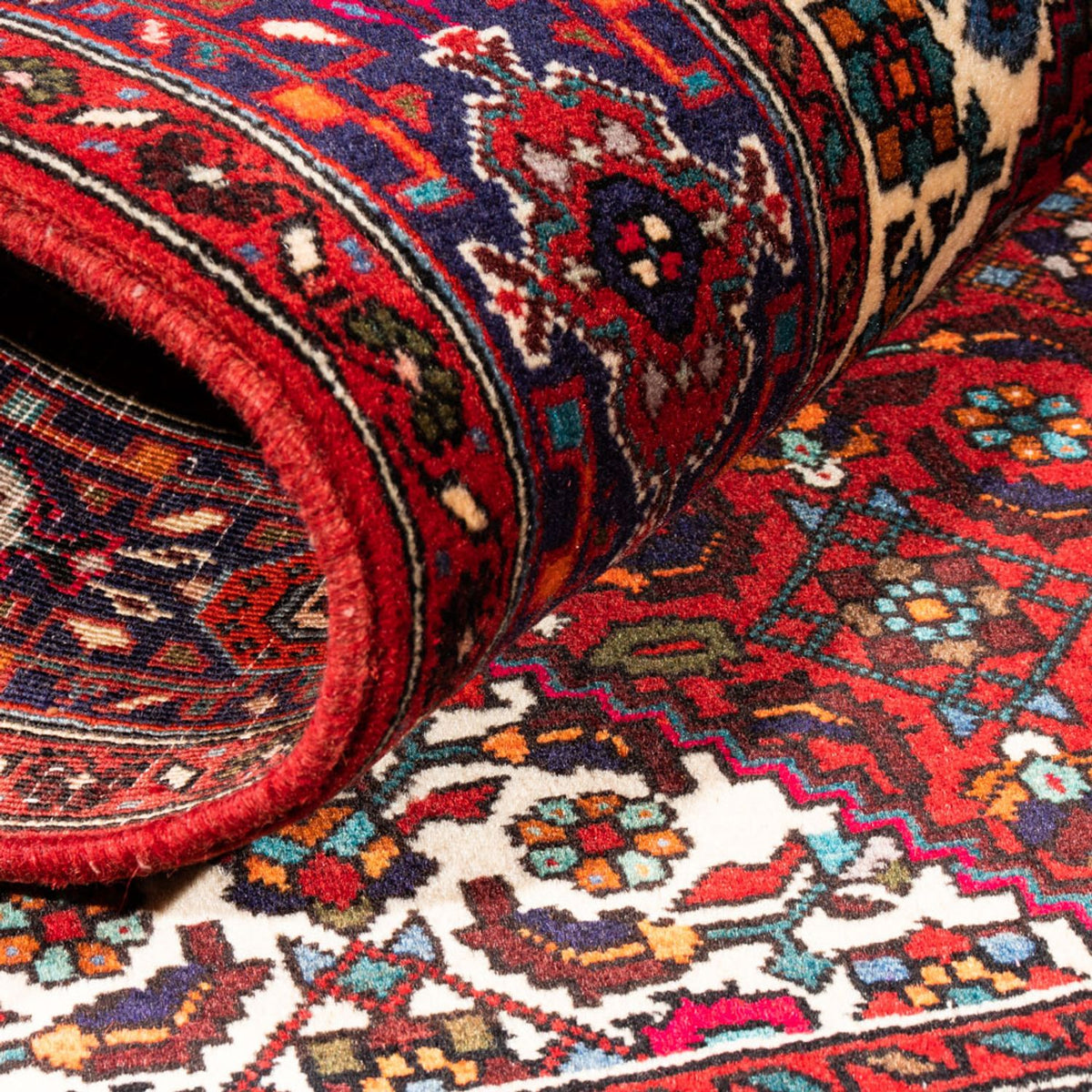 Perserteppich - Nomadic - 155 x 100 cm - rot