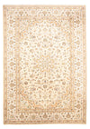 Keshan Teppich 243x344cm - Perserteppich - Rechteckig / Creme / 243 x 344 cm Rechteckig