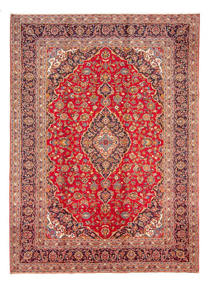 Perserteppich - Keshan - 343 x 252 cm - rot