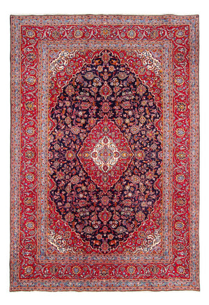 Perserteppich - Keshan - 353 x 246 cm - dunkelblau