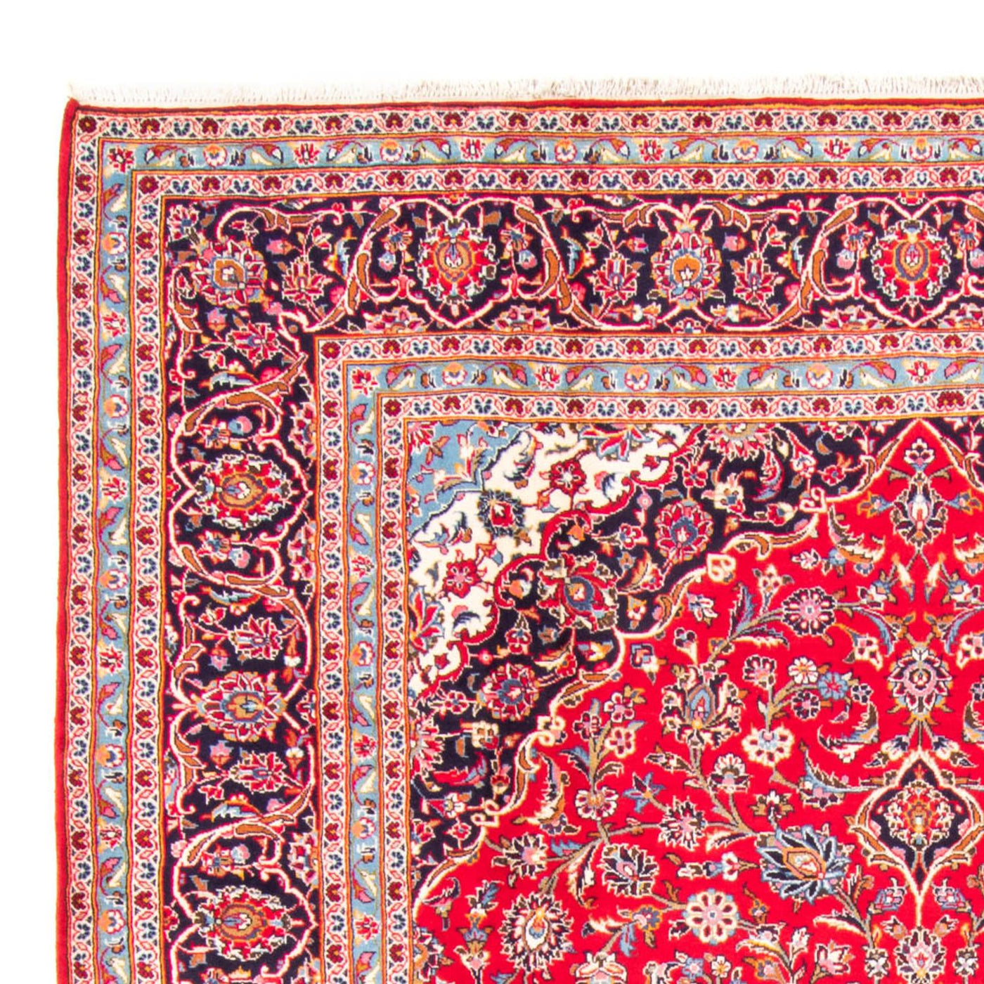 Keshan Teppich 370x258cm - Perserteppich