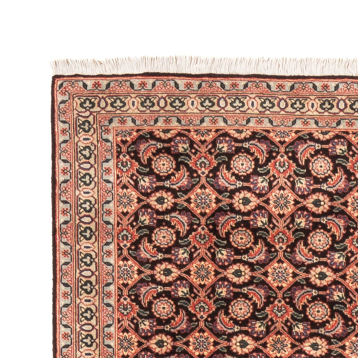 Läufer Perser - Täbriz - Royal - 200 x 68 cm - dunkelblau