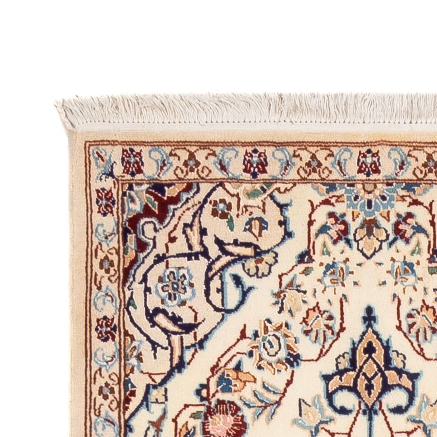 Läufer Perser - Nain - Royal - 212 x 60 cm - creme