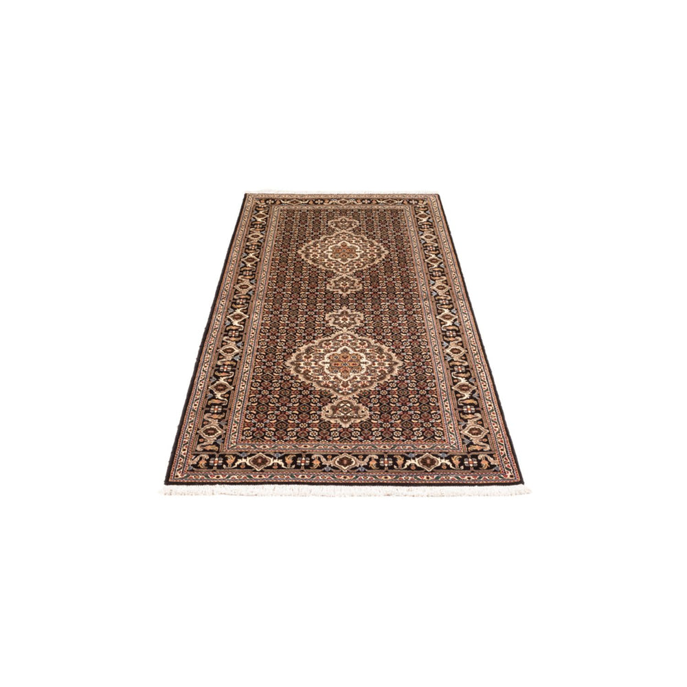 Läufer Perser - Täbriz - Royal - 195 x 76 cm - dunkelblau