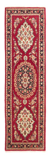 Ghom Teppich 65x215cm - Perserteppich - Läufer / Rot / 65 x 215 cm Läufer