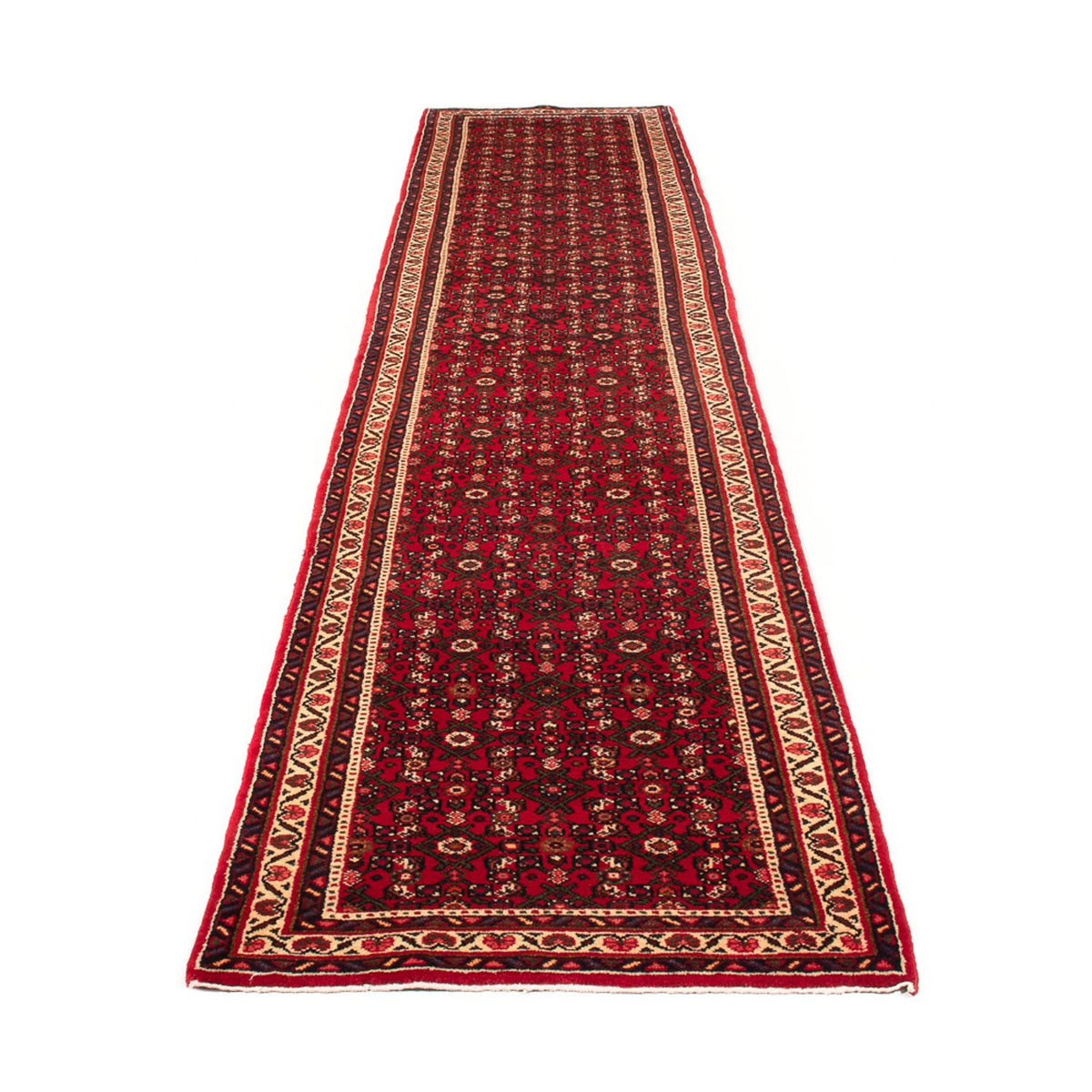 Läufer Perser - Nomadic - 392 x 85 cm - dunkelblau