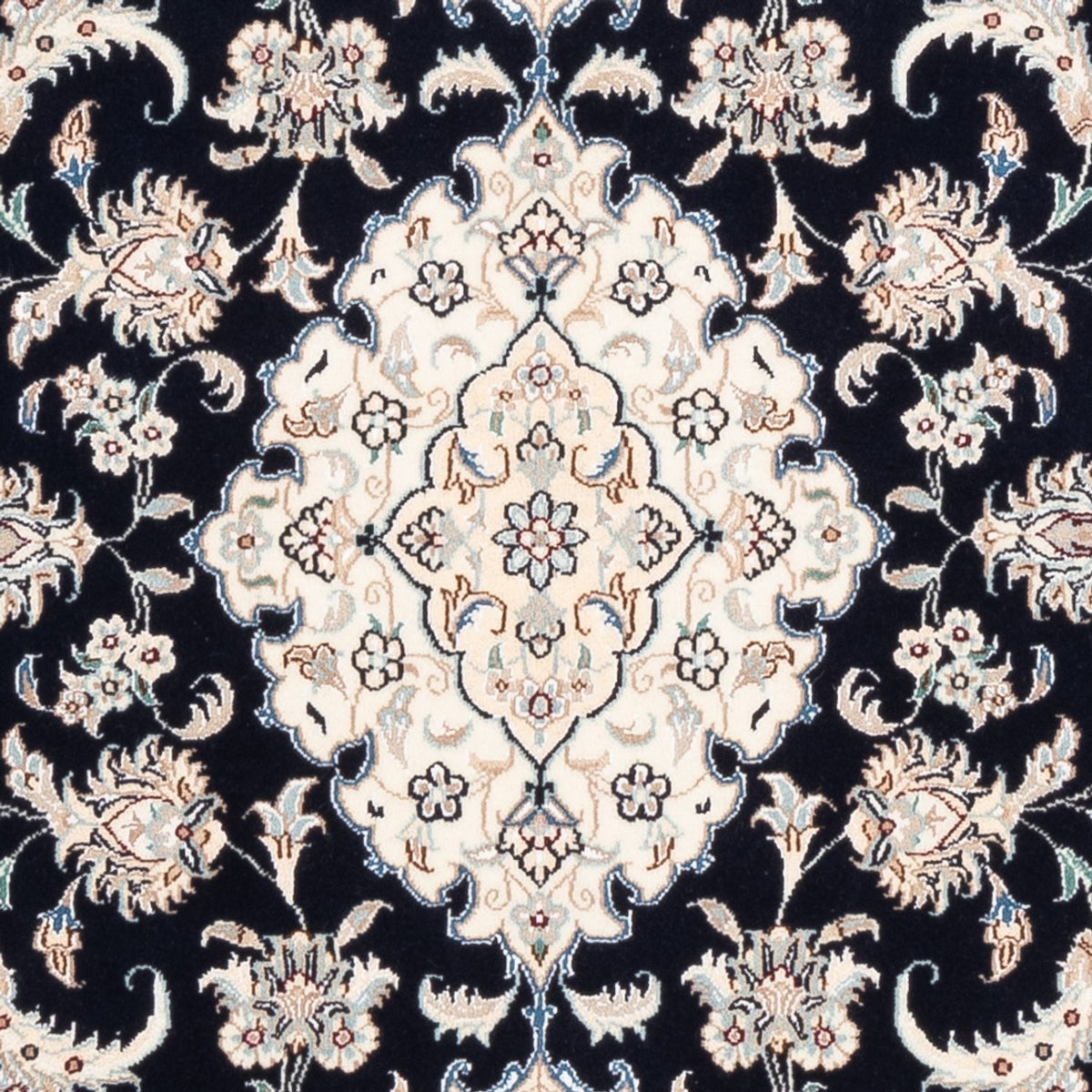 Perserteppich - Nain - Premium - 157 x 108 cm - dunkelblau