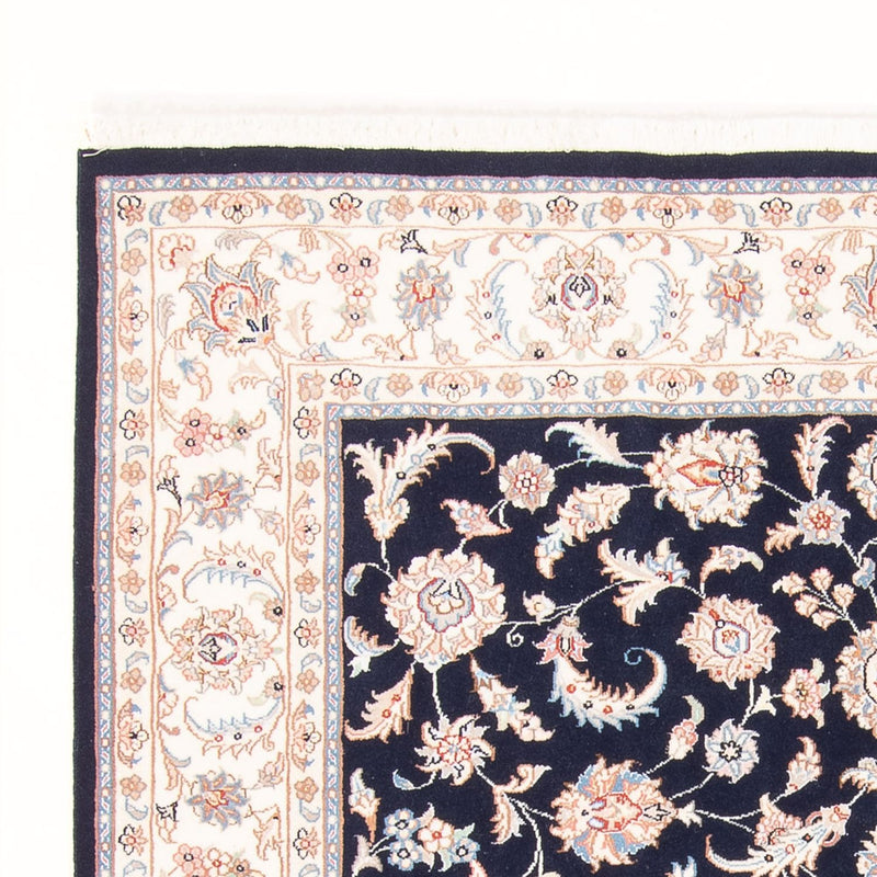 Perserteppich - Täbriz - Royal - 203 x 147 cm - dunkelblau