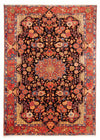 Nahavand Teppich 195x278cm - Perserteppich - Rechteckig / Dunkelblau / 195 x 278 cm Rechteckig