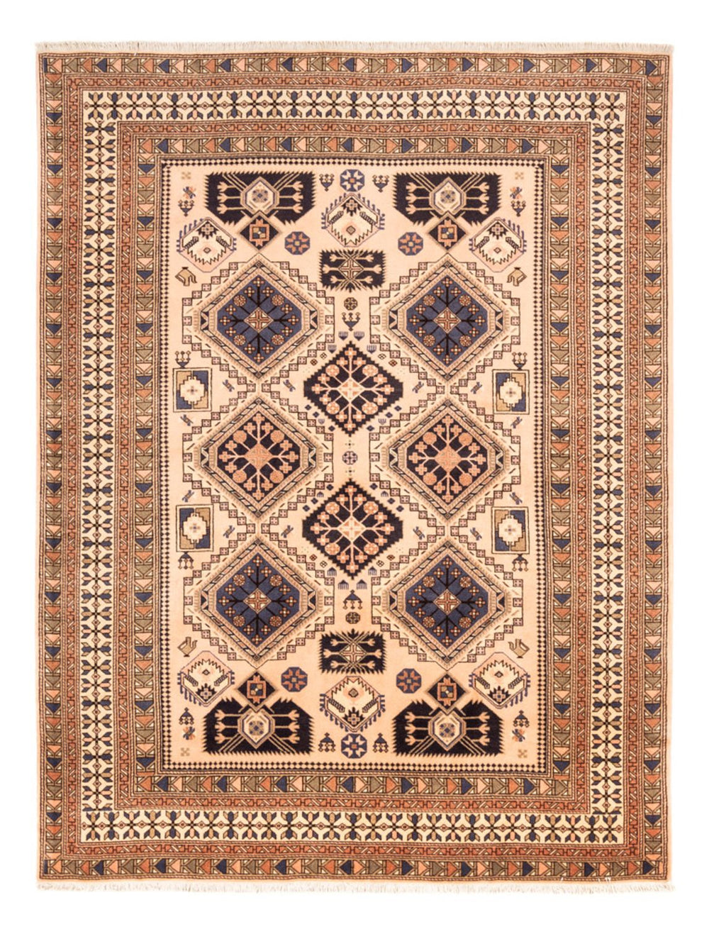 Perserteppich - Nomadic - 251 x 194 cm - hellbeige