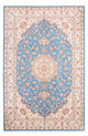 Perserteppich - Täbriz - Royal - 298 x 197 cm - hellblau