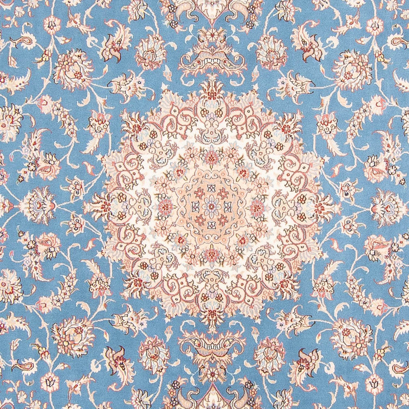 Perserteppich - Täbriz - Royal - 298 x 197 cm - hellblau