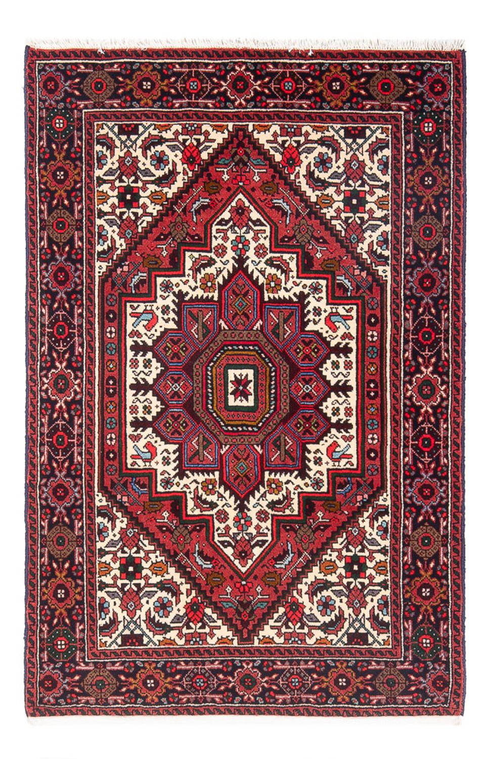 Perserteppich - Nomadic - 120 x 81 cm - rot
