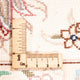 Perserteppich - Täbriz - 196 x 153 cm - creme