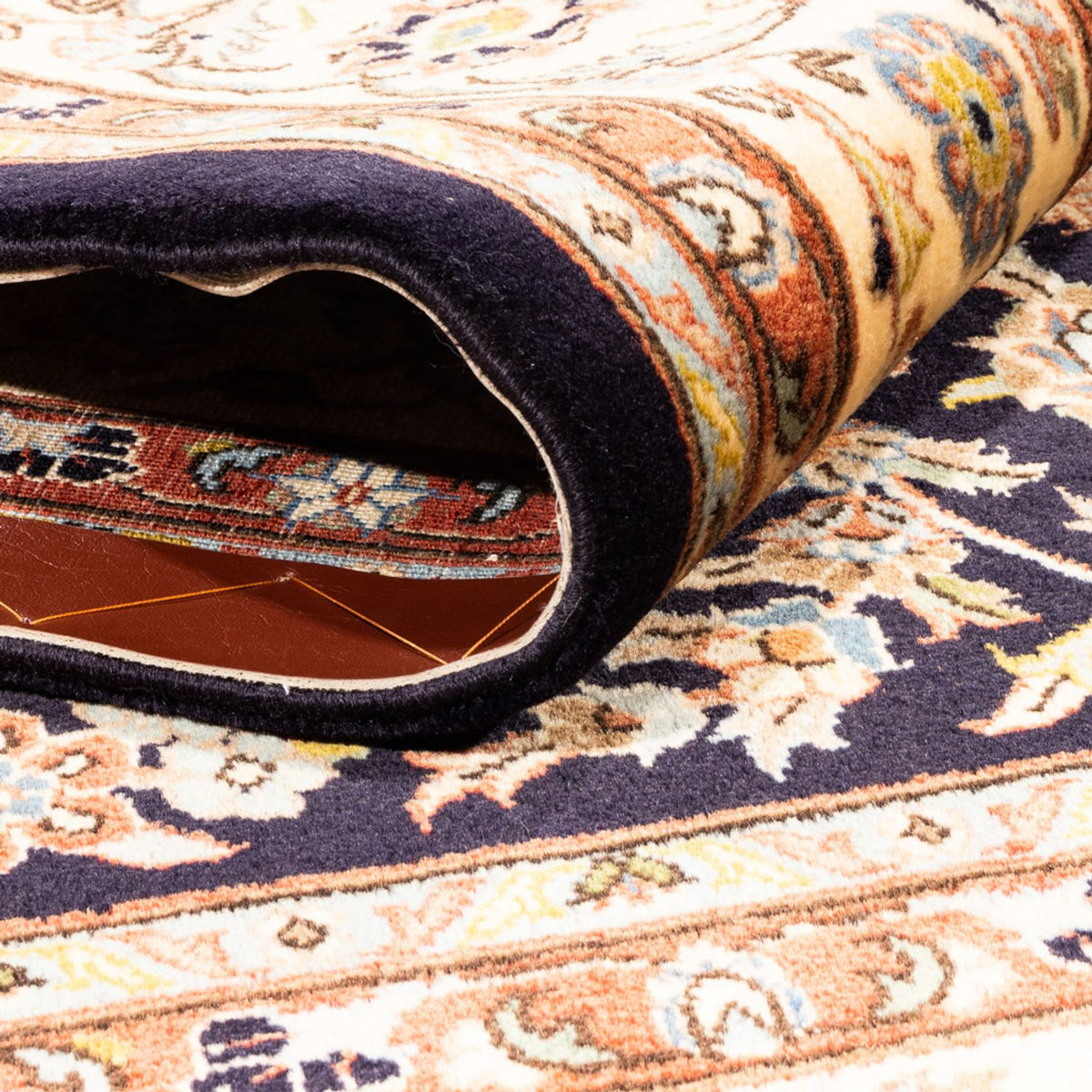 Perserteppich - Classic quadratisch  - 217 x 196 cm - dunkelbeige