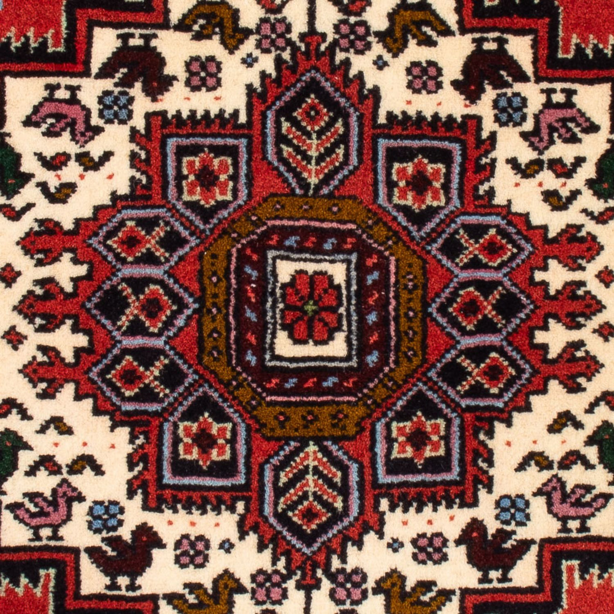 Perserteppich - Nomadic - 90 x 60 cm - rot