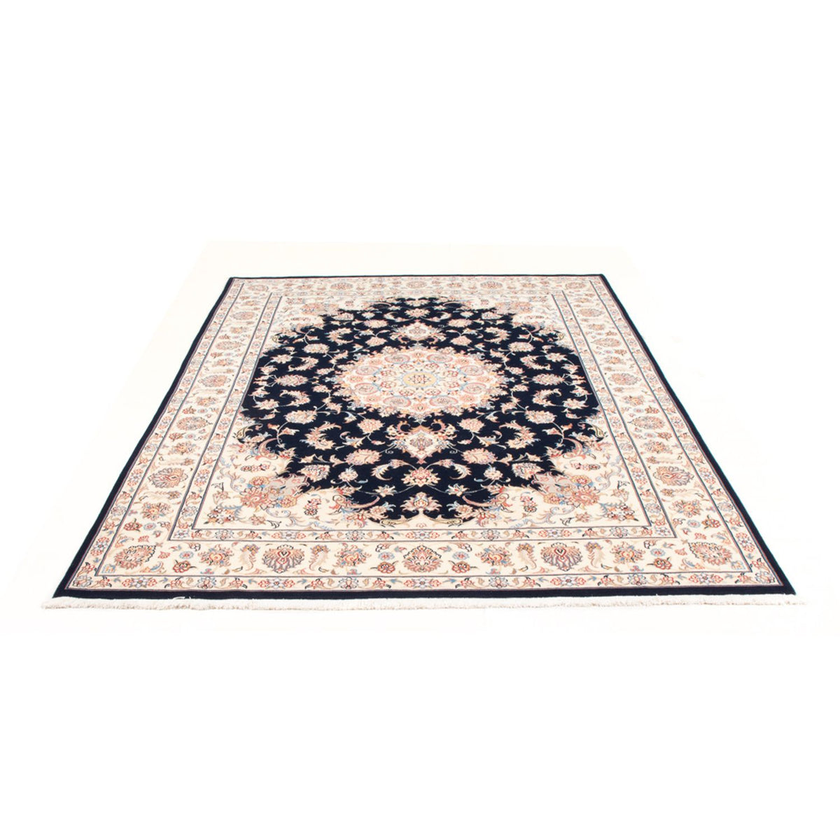 Perserteppich - Täbriz - Royal - 235 x 170 cm - dunkelblau