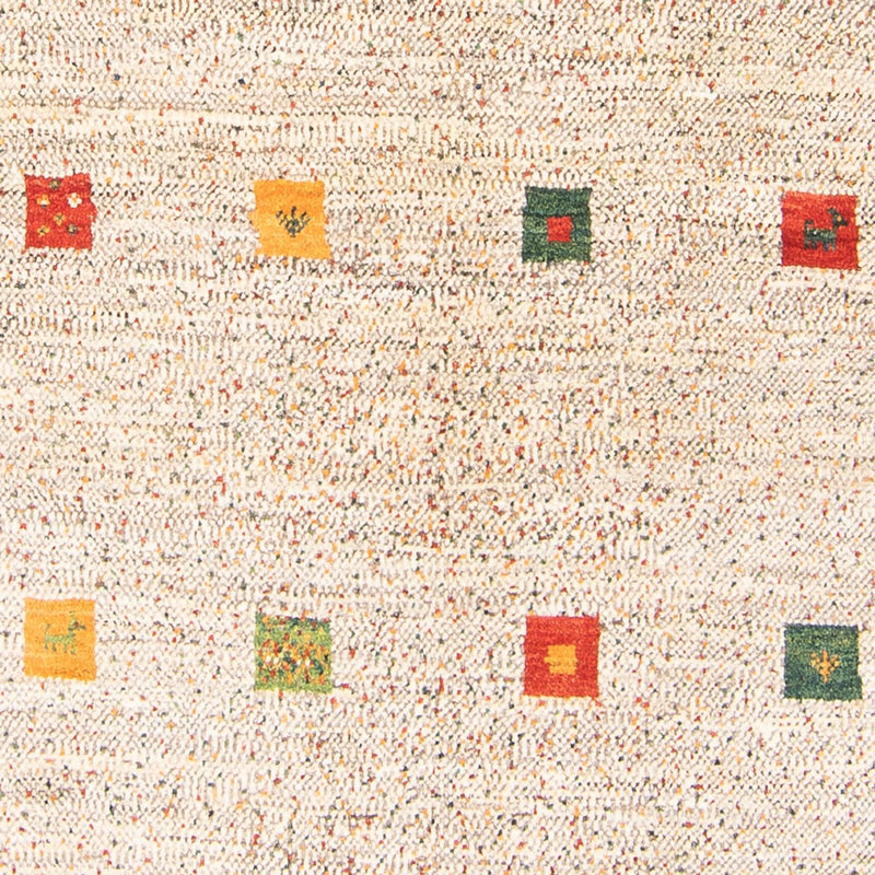 Gabbeh Teppich - Perser - 202 x 157 cm - natur