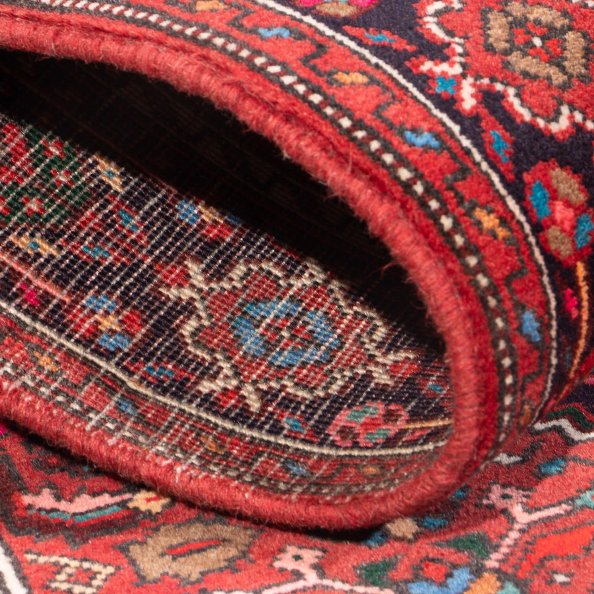 Perserteppich - Nomadic - 123 x 76 cm - rot